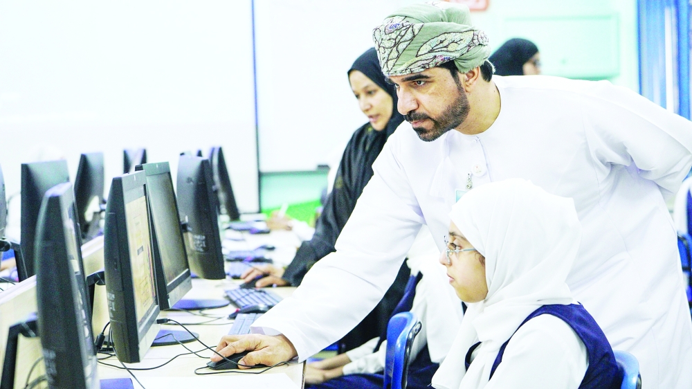 The building of Quba’ Basic Education School in Suwaiq is one of the recently completed key projects