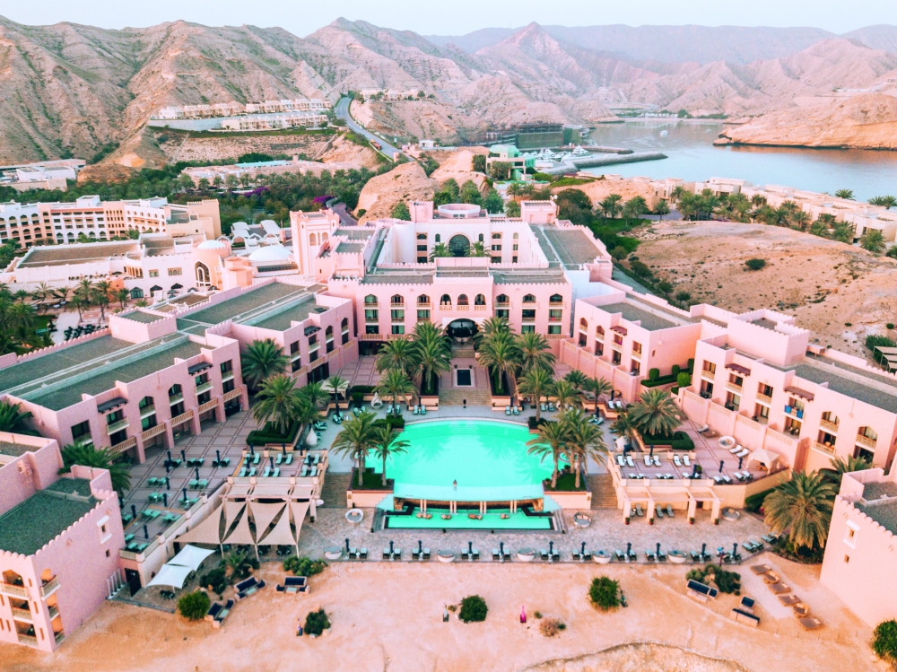Al husn Aerial pool shot