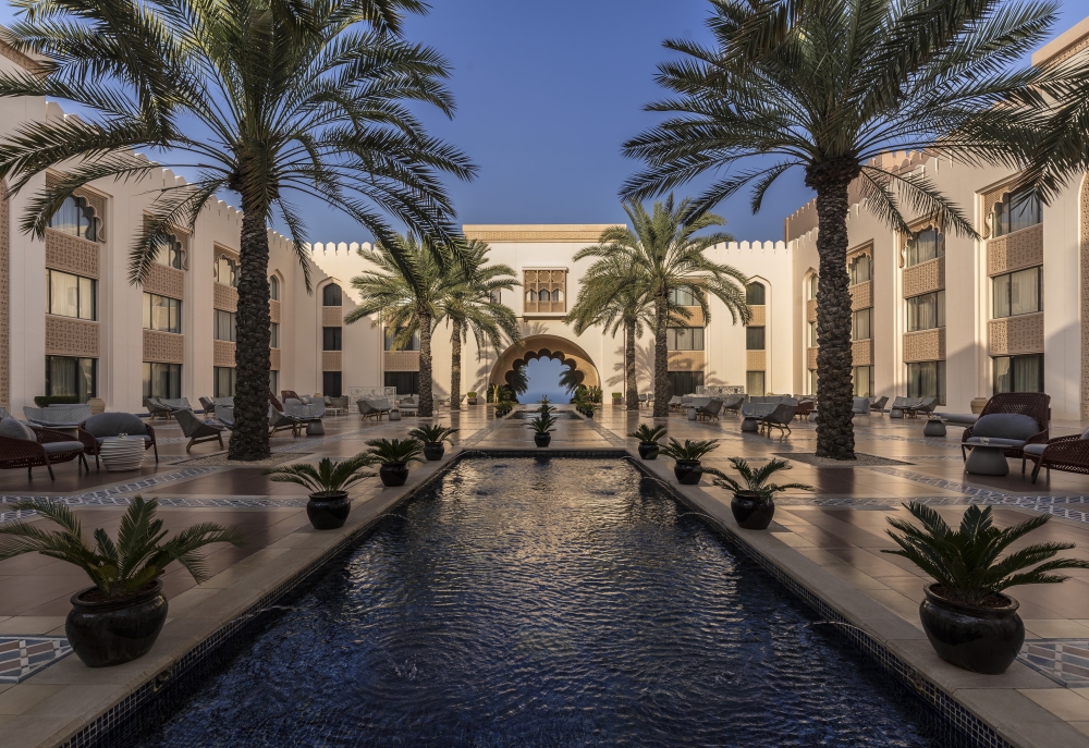 Al Husn courtyard architectural shot