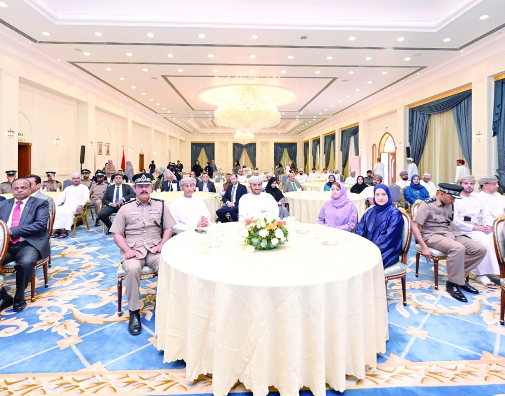 The event was presided over by Shaikh Khalifa bin Ali al Harthy, Undersecretary of the Ministry of Foreign Affairs for Political Affairs and Chairman of the National Committee to Combat Human Trafficking