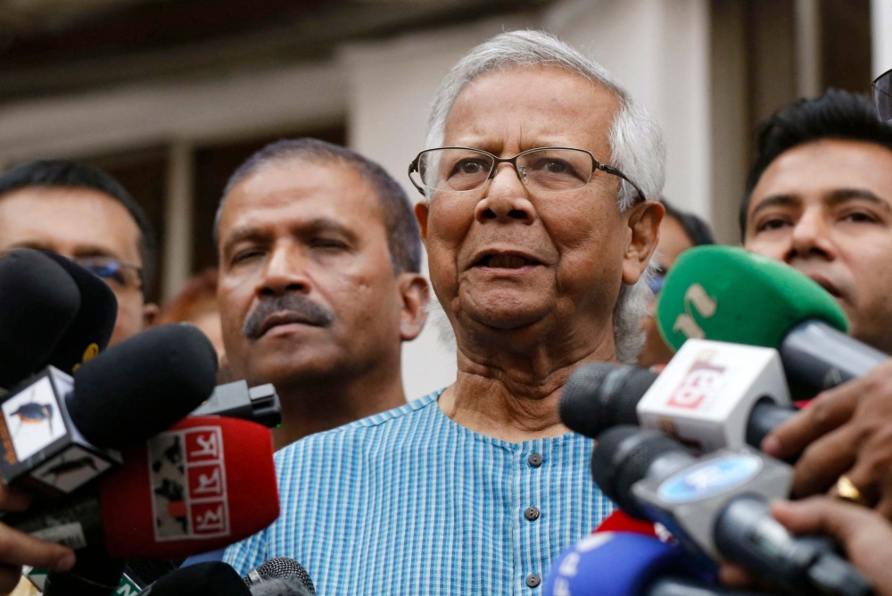 Muhammad Yunus, a Nobel laureate and microfinance pioneer
