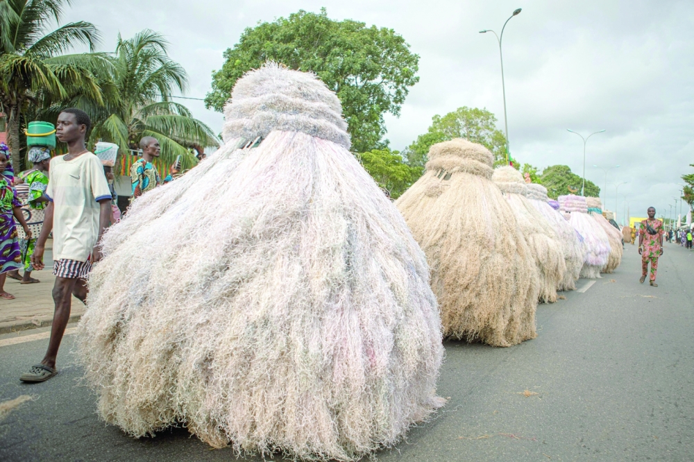 Mask festival brings 'buzz and beauty' to Benin's capital