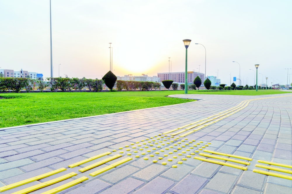 One of the most notable aspects of the new walkway is the inclusion of a Braille map as a guide