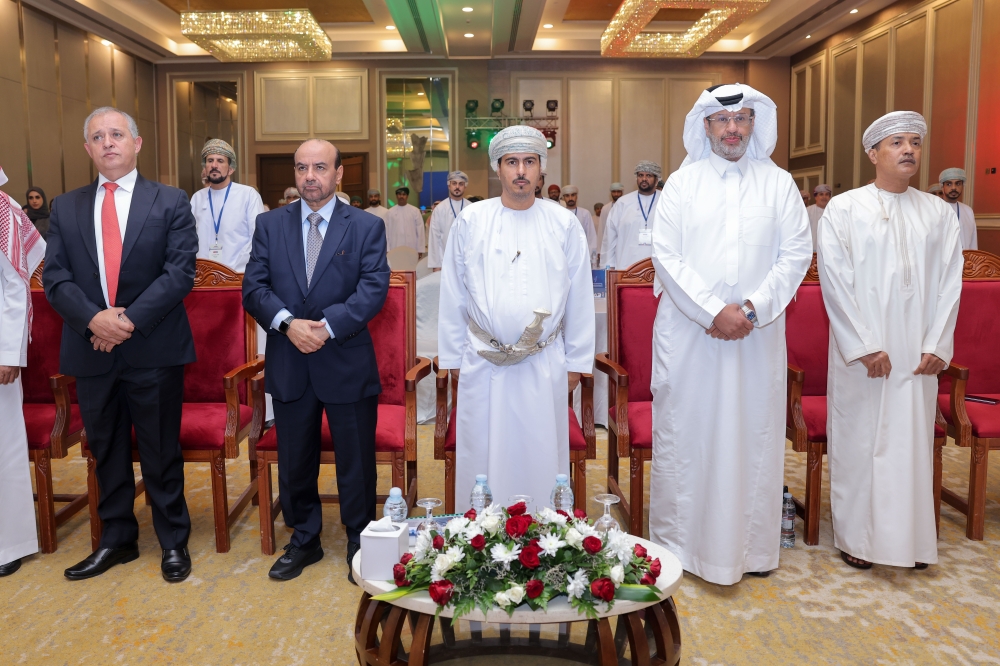 Dignitaries at the conference on second-line leadership development forum in Salalah 
