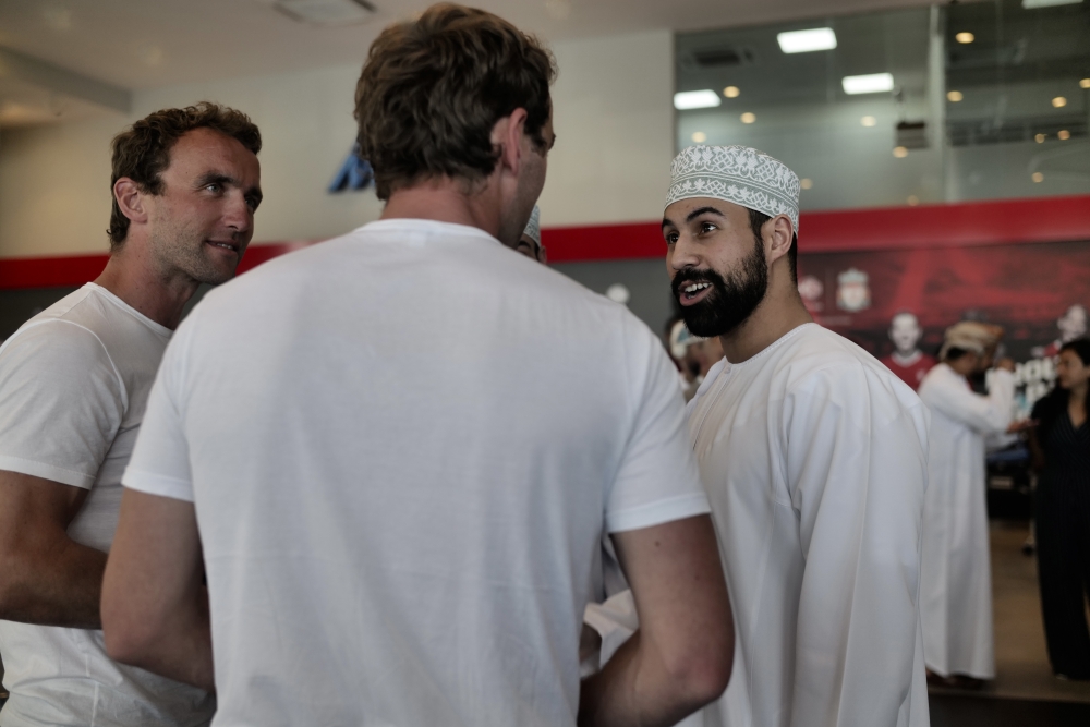 The Turner Twins talk to Omani twins