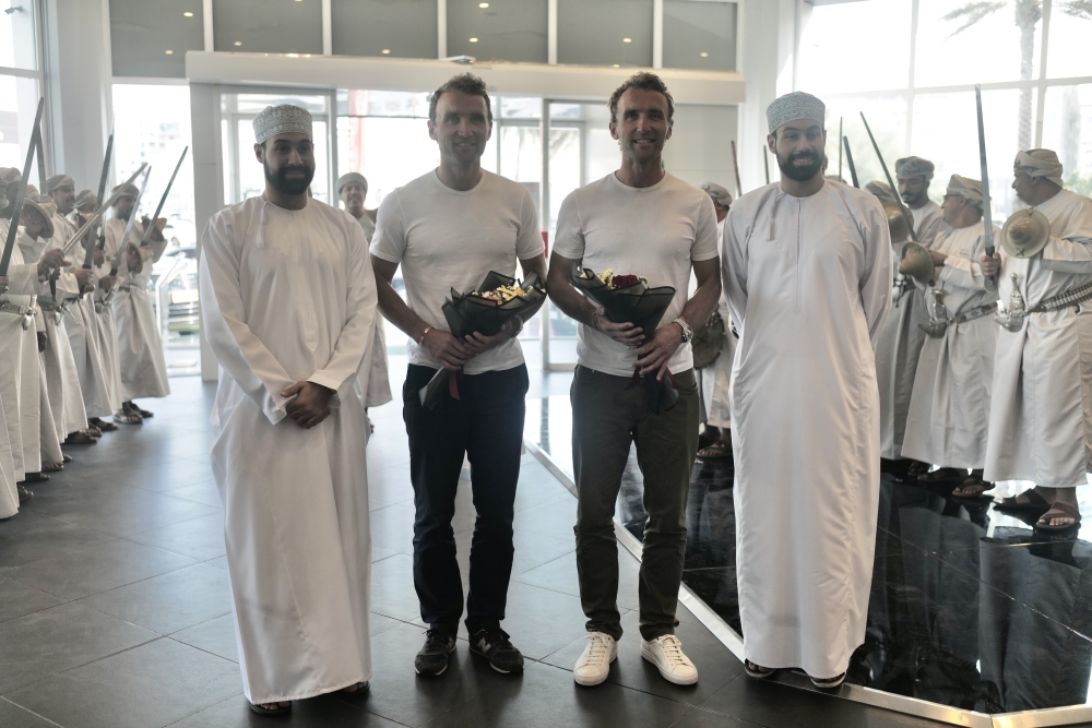 Turner Twins with Tarik and Munther in Oman