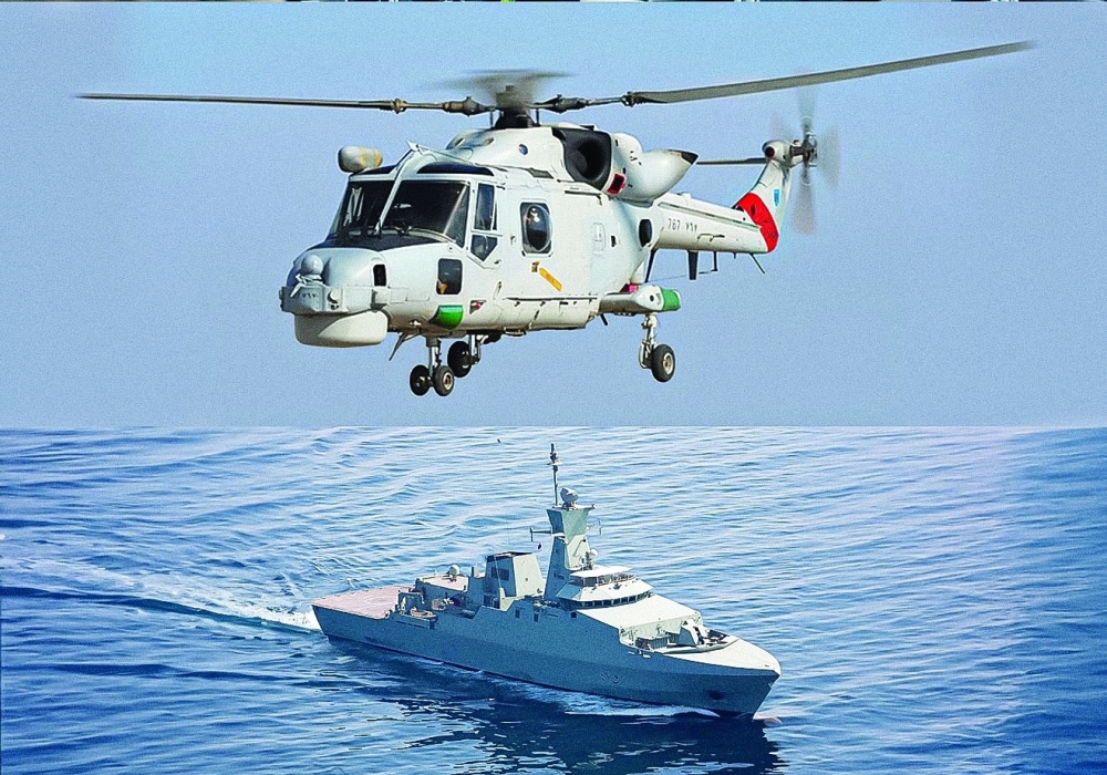 Search and rescue teams conduct operations at sea