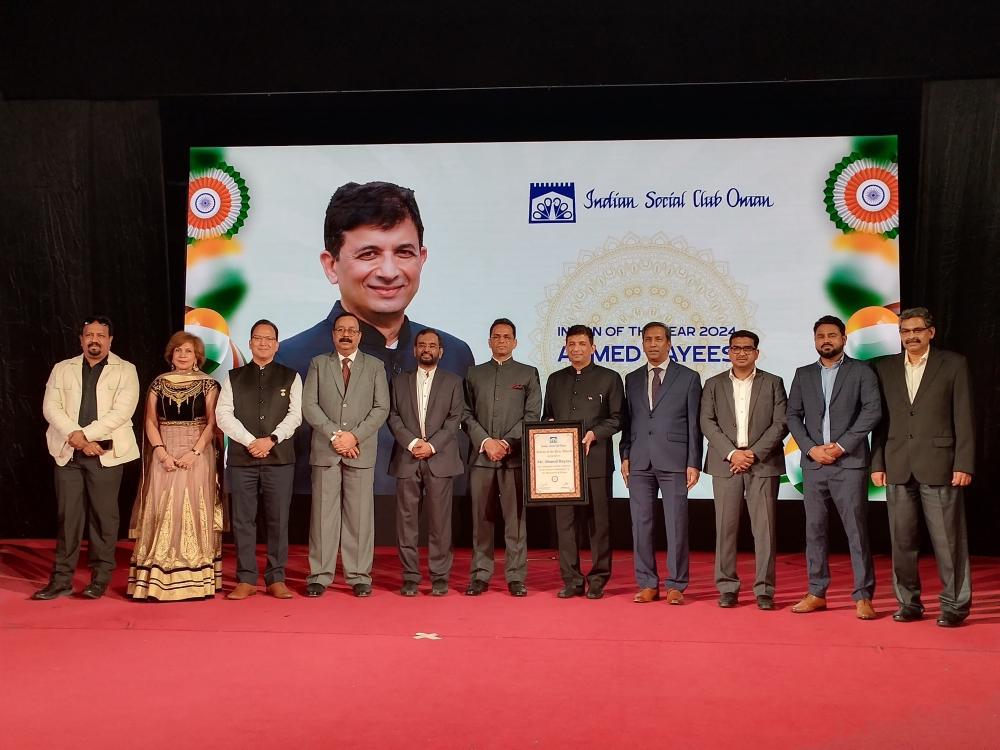 The award was presented at a gala Indian Independence Day event organised by the ISC at Al Bustan hotel recently