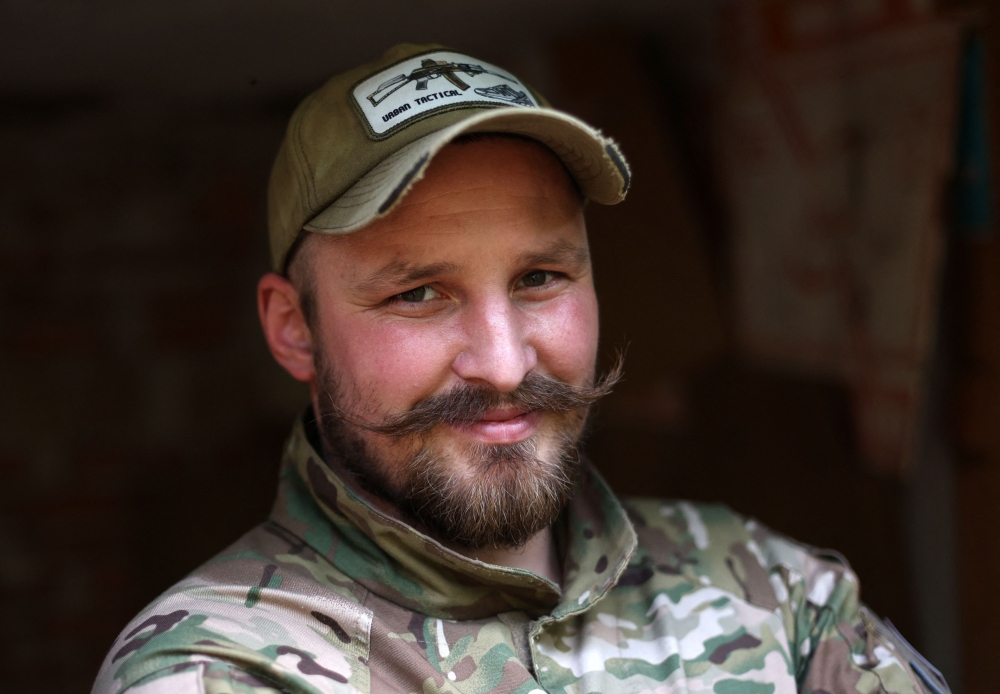 Ukrainian serviceman and influencer Ruslan Mokrytskyi 