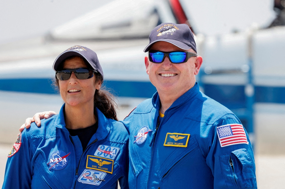 NASA astronauts Butch Wilmore and Suni Williams 