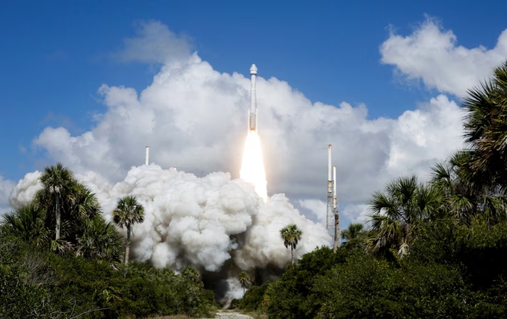 A United Launch Alliance Atlas V rocket carrying two astronauts aboard Boeing's Starliner-1 Crew Flight Test (CFT), is launched on a mission to the International Space Station, in Cape Canaveral, Florida, US. — Reuters
