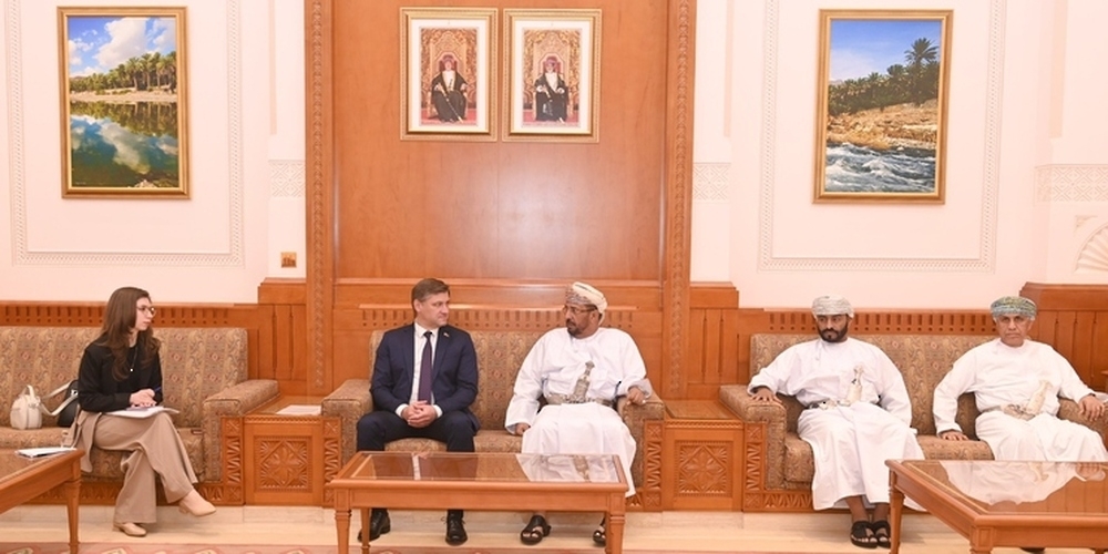 Salim Musallam Qutn holds talks with Bogdanov Alexei, Belarusian Minister 