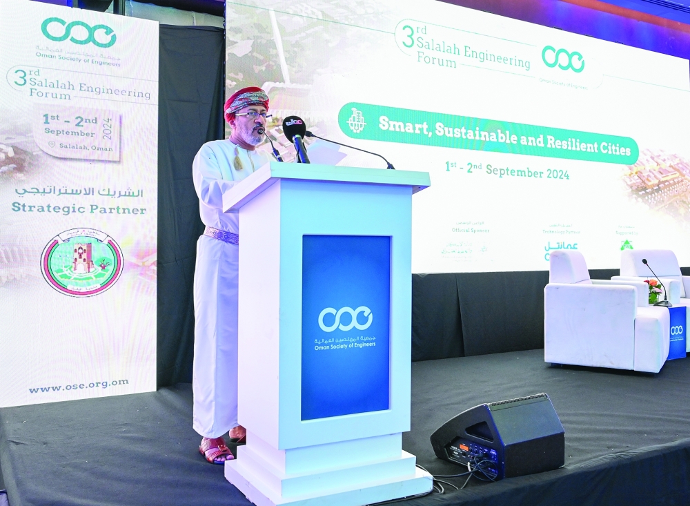 Engineer Fouad bin Abdullah Al Kindi delivered the keynote address.
