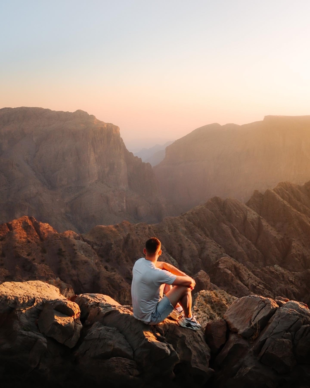 Roman Zanetti at Jebel Akhdar, the Green mountain
