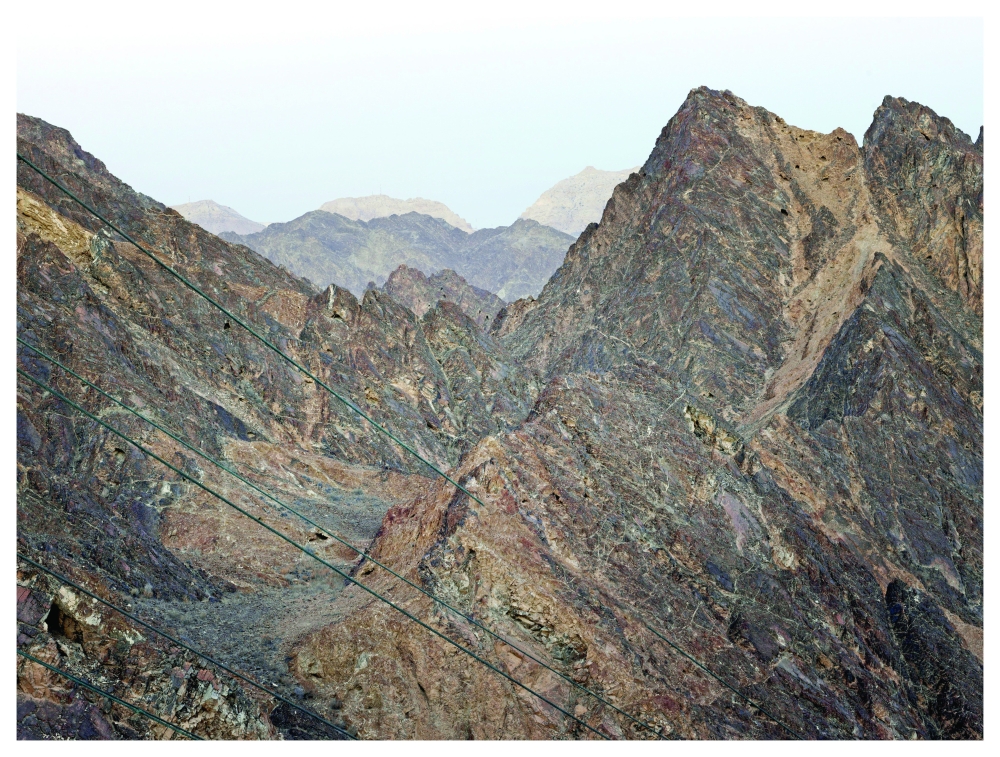 Carbon sequestration in rocks in Oman.
