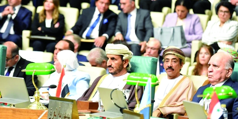 Oman’s delegation in the meeting was headed by Shaikh Khalifa bin Ali al Harthy, Under-Secretary of the Foreign Ministry for Diplomatic Affairs. — ONA