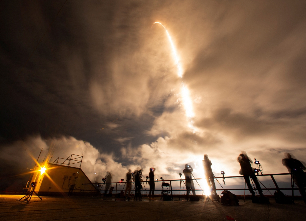 A SpaceX Falcon 9 rocket lifts off with Polaris Dawn, a private human spaceflight mission, at the Kennedy Space Center in Cape Canaveral, Florida. — Reuters file photo