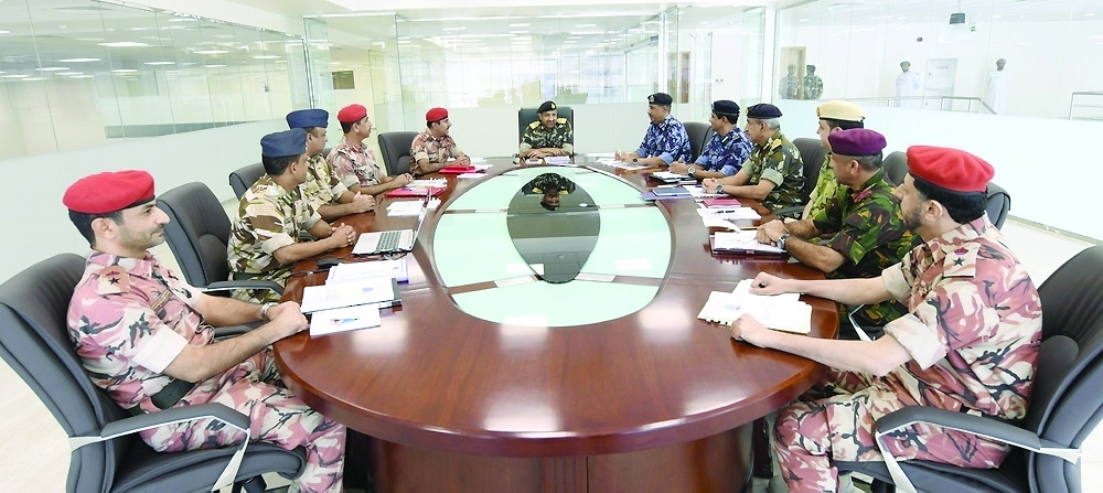 The meeting discussed a set of topics, including the training plan for the national and military shooting team. — ONA