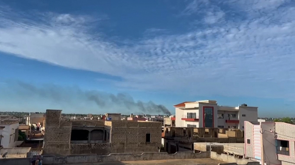 A plume of smoke is rising in Bamako as shots and detonations were heard. — AFP 
