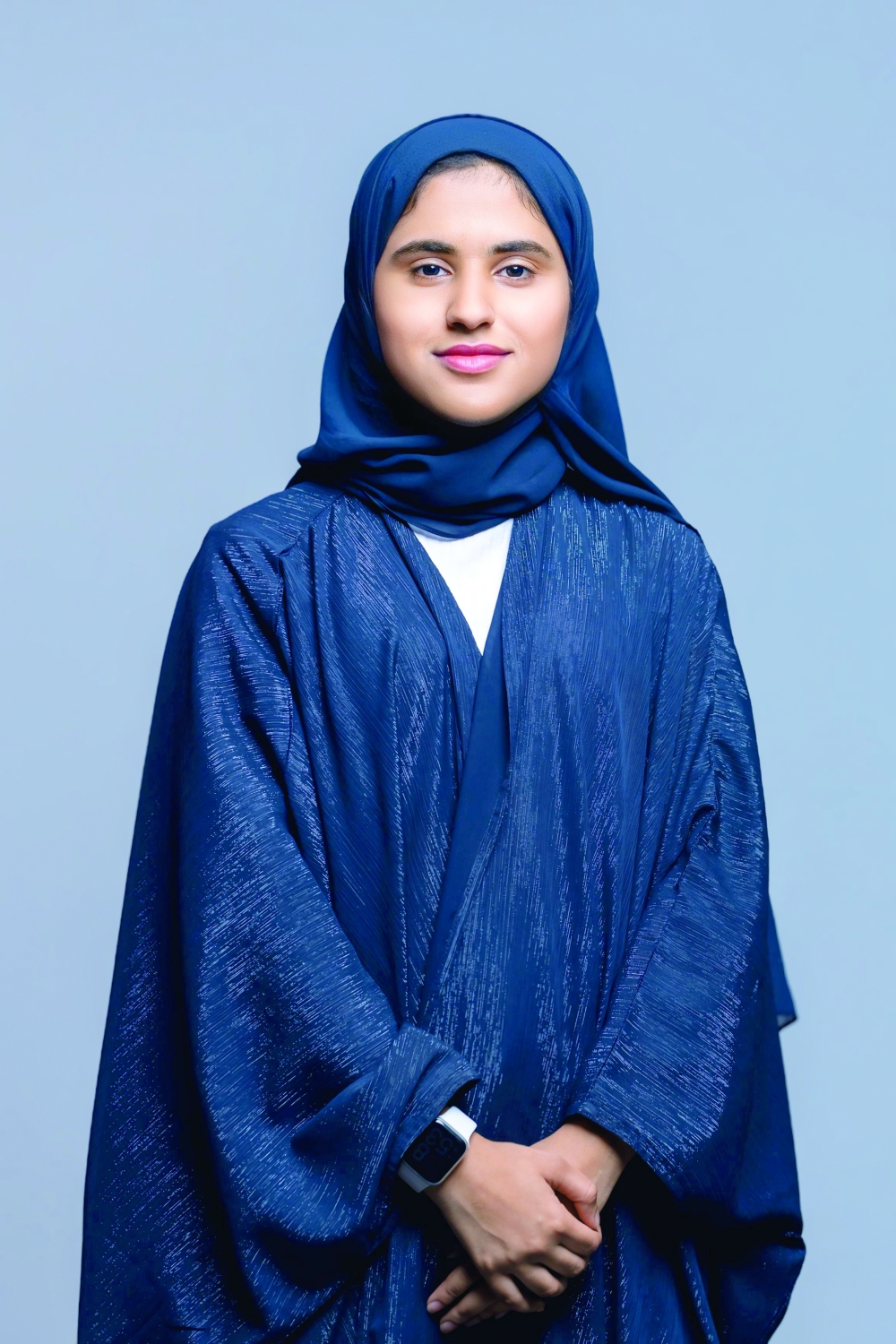 Maria al Rahbi took part in the contest as part of a team representing SQU after the competition was announced to all higher education institutions around the world. - ONA