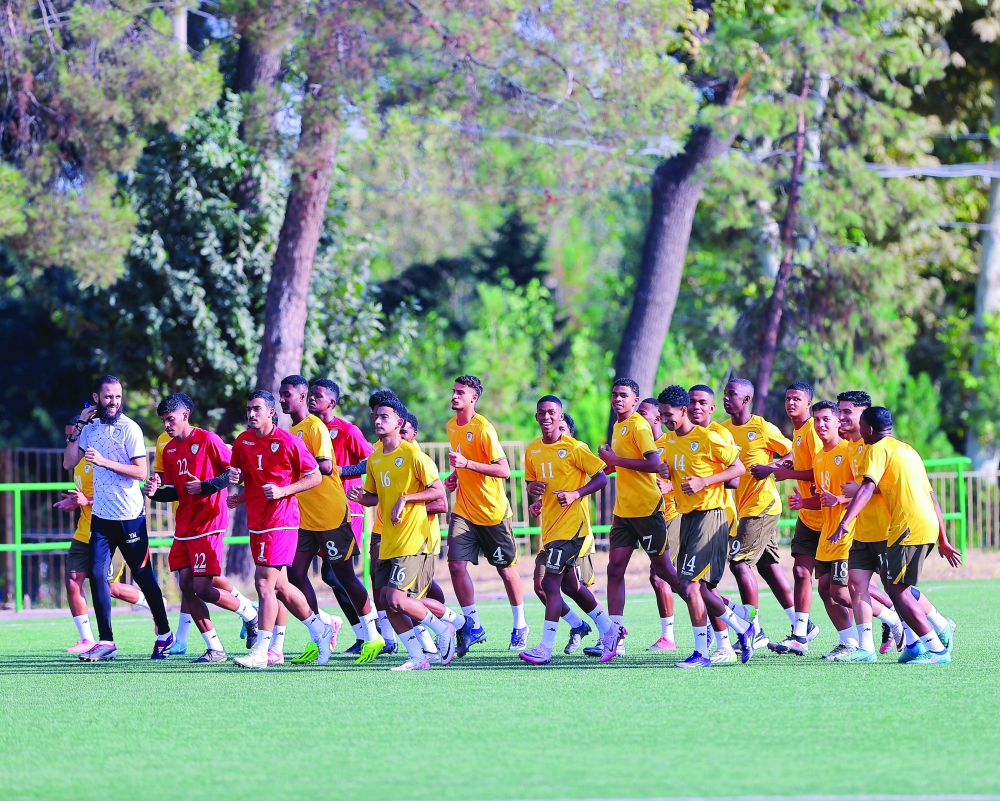 Oman U20 stars make final preparation in Dushanbe