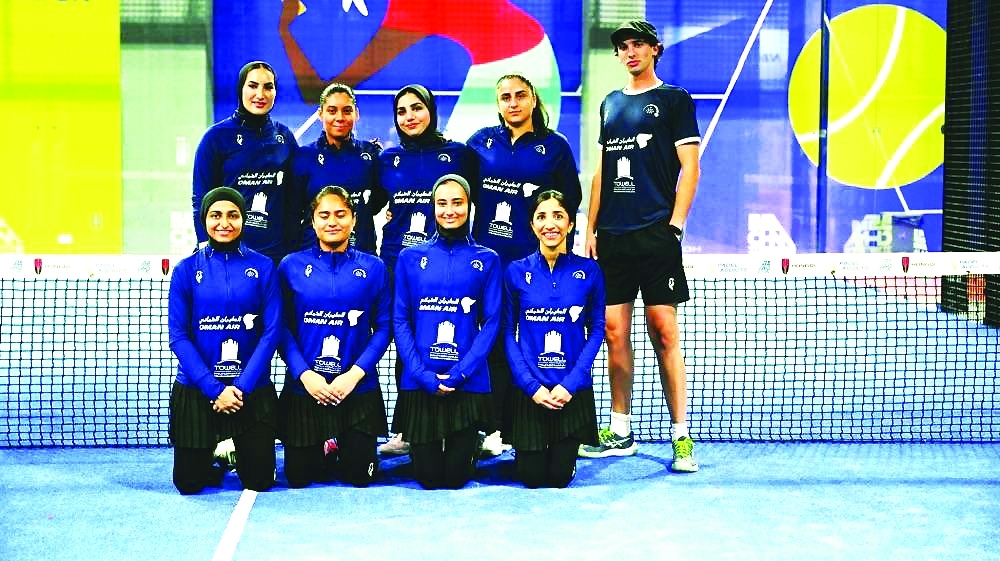 Oman women's padel team