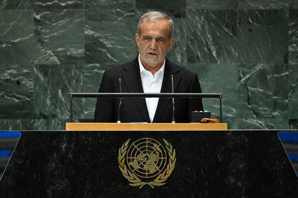 Iranian President Masoud Pezeshkian 