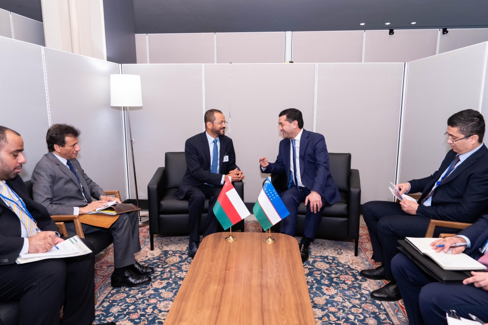 During his meeting with Bakhtiyor Saidov, Minister of Foreign Affairs of the Republic of Uzbekistan, Sayyid Badr discussed ways to enhance cooperation between Oman and Uzbekistan in the fields of economy, trade and culture.