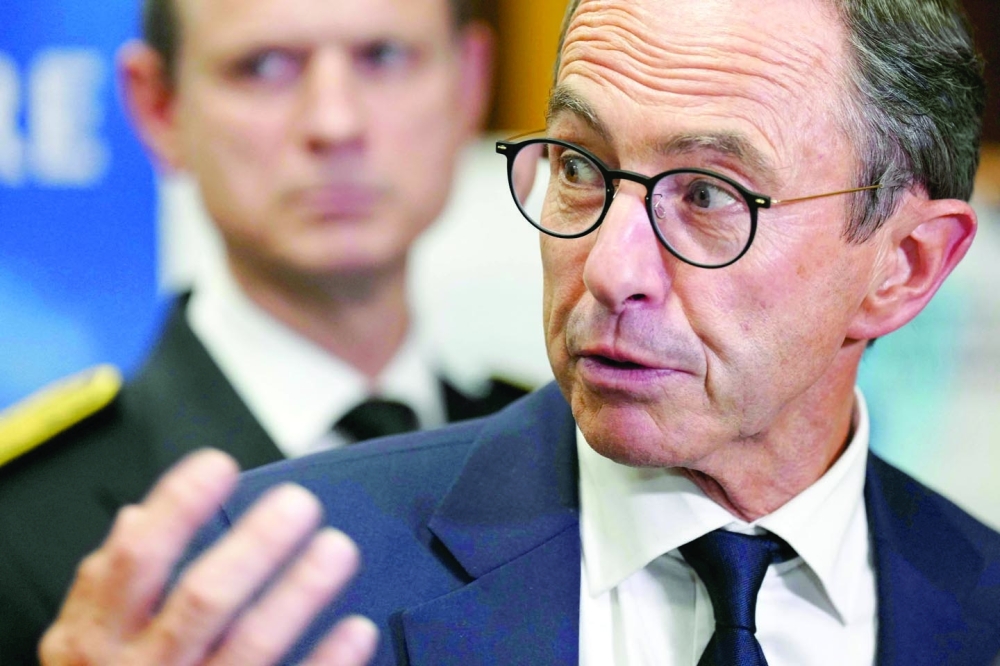 French Minister of the Interior Bruno Retailleau 