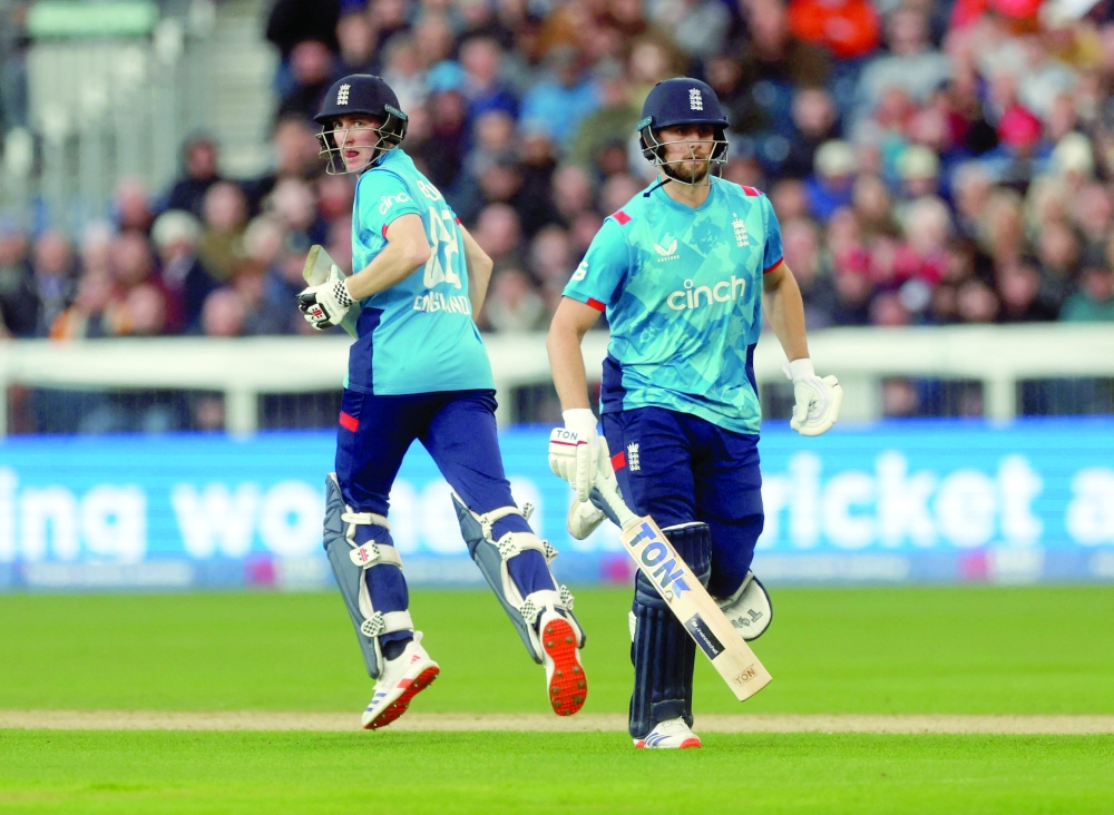 England's Harry Brook and Will Jacks Action Images via Reuters/Lee Smith