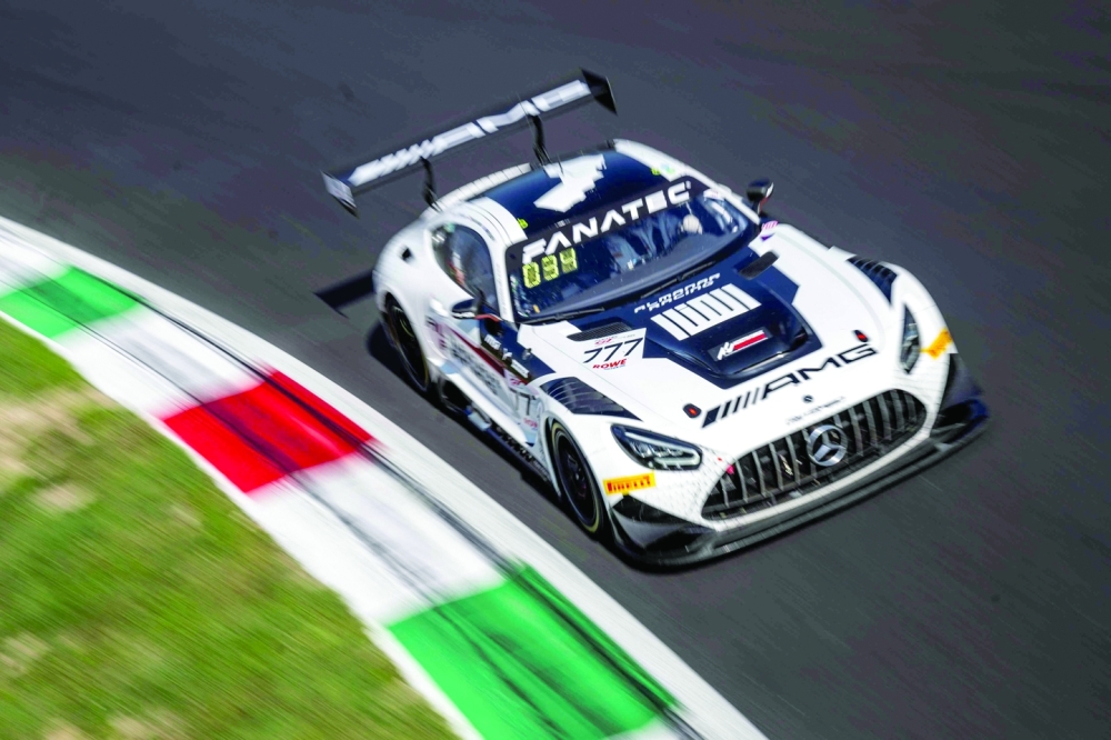 The Al Manar Racing by Getspeed Team in action at Monza.