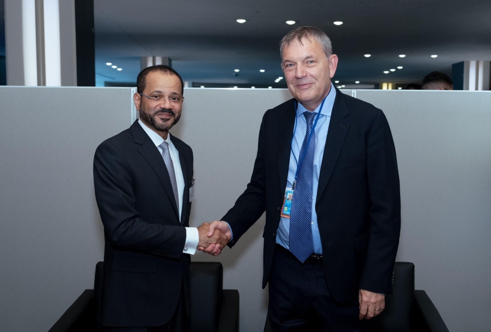 Sayyid Badr also held a meeting with Philippe Lazzarini, Commissioner-General of the United Nations Relief and Works Agency for Palestine Refugees (UNRWA)