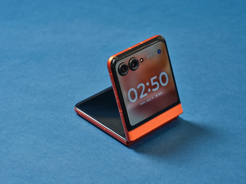 The Motorola Razr in San Francisco.