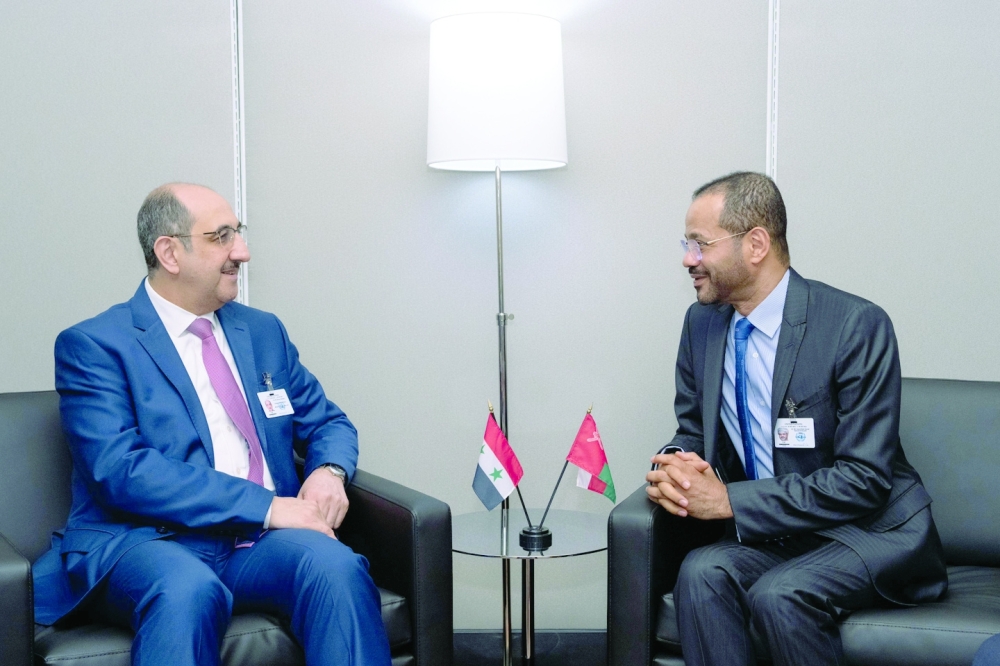 Sayyid Badr reviews cooperation with FMs in New York