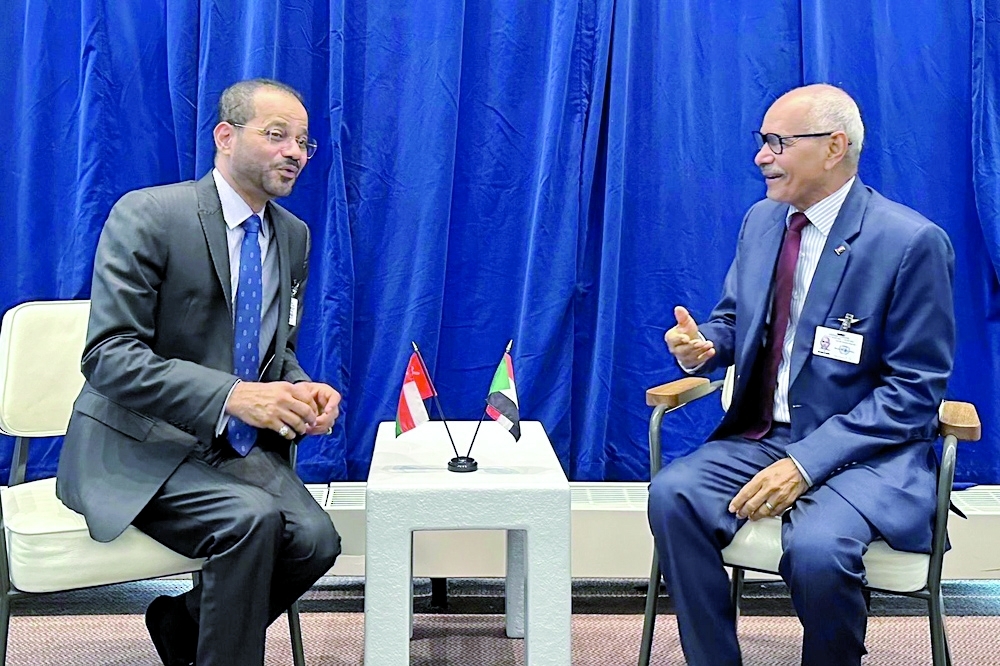 Sayyid Badr reviews cooperation with FMs in New York