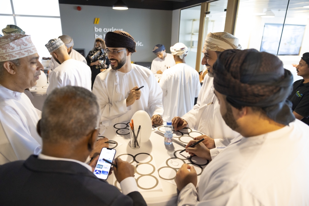 Participants in animated discussion