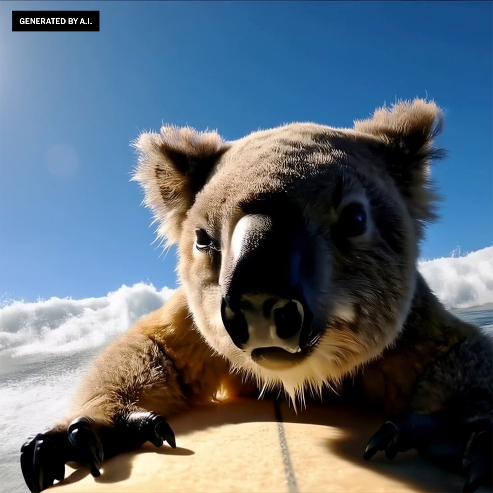 A handout still image from a video generated by artificial intelligence and provided by Meta. The tech giant, one of many companies building AI technologies, has unveiled a a set of AI tools called Meta Movie Gen, an instant AI video generator that adds sounds. (Meta via The New York Times)