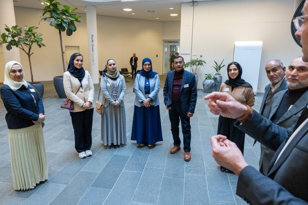The Omani delegation visited Unicef’s Global Supply and Logistics Hub in Copenhagen