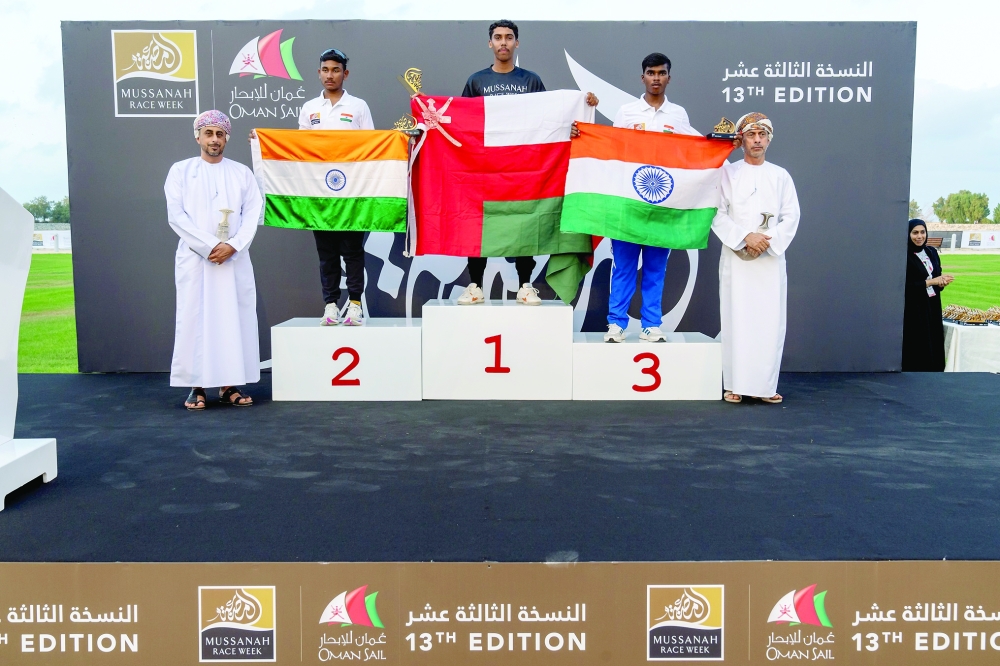 Young Omani sailors celebrate impressive medal haul