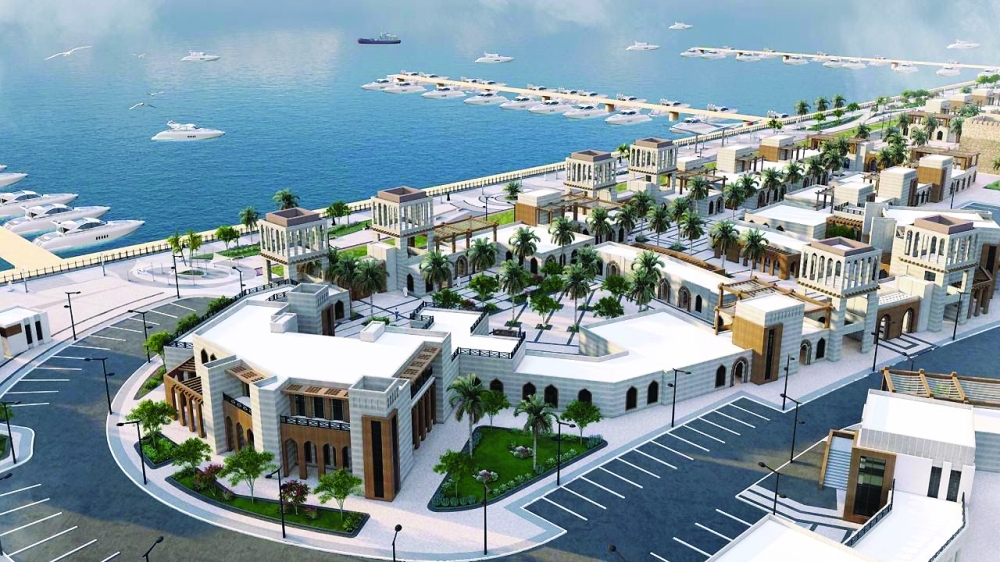 In the first phase, 95 commercial shops, 15 fish stalls, 10 restaurants and cafés, two handicraft training centres, a tourist visitor centre, a marina for fishing boats, and a hotel will be constructed