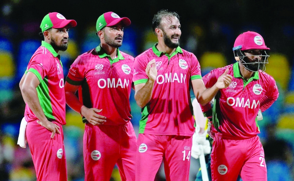 Oman National cricket team T20 World Cup 2024 AP Photo