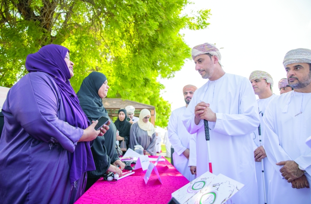 Oman’s first walkway for the blind launched in Al Batinah North