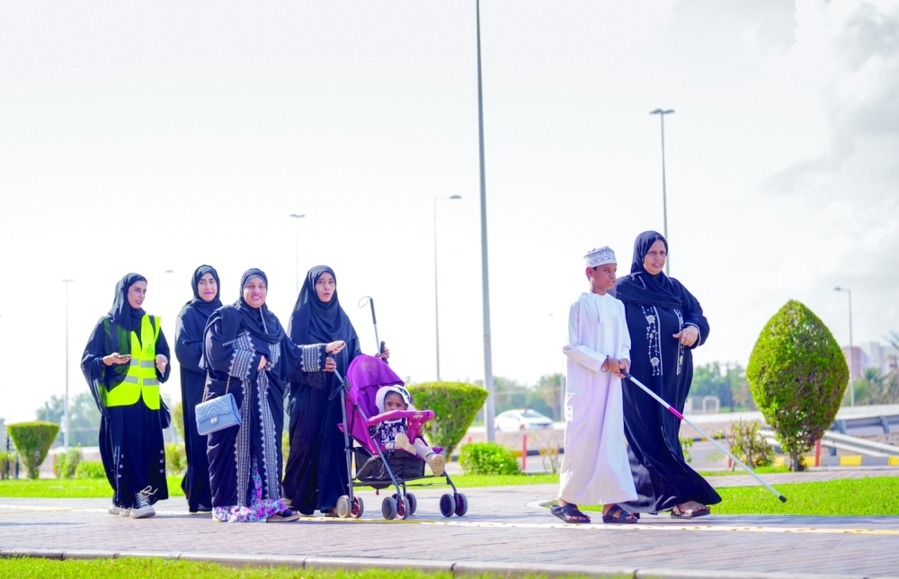 The walkway, spanning one kilometre, is equipped with Braille maps and other essential accessibility features