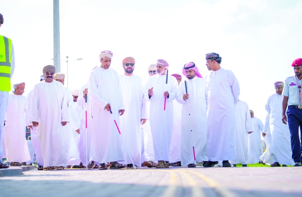 Oman’s first walkway for the blind launched in Al Batinah North