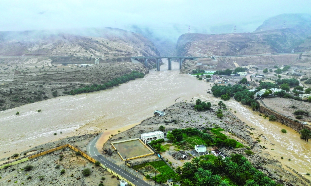 Sur received the highest amount of rainfall, crossing 227 mm, followed by Qurayat (170 mm), Jaalan Bani Bu Ali (117 mm), Muscat (112 mm), and Masirah (96 mm)