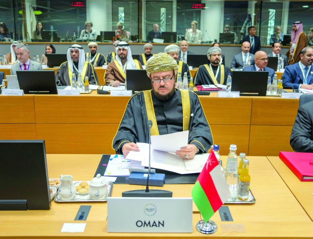 HH Sayyid Asaad bin Tarik al Said headed the Sultanate of Oman’s delegation at the first GCC-EU Joint Summit in Brussels.