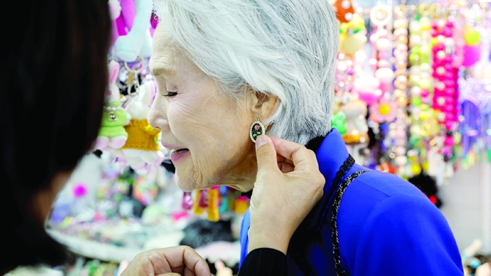 South Korea's 81-year-old senior model enjoys her celebrity life after winning the best dressed award at Miss Universe Korea as the oldest contestant