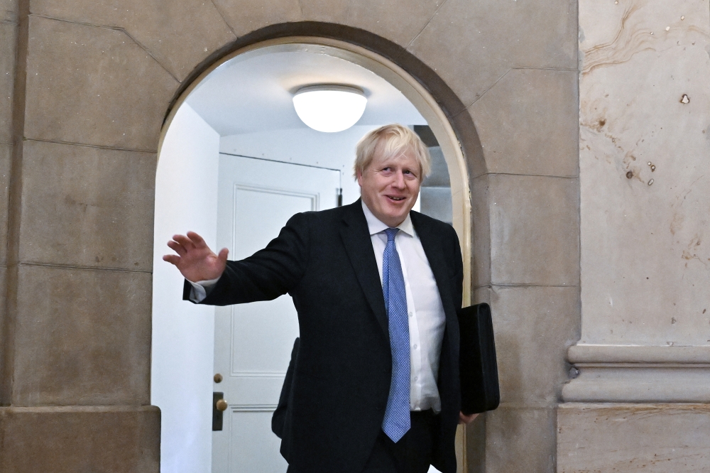 Former British Prime Minister Boris Johnson 