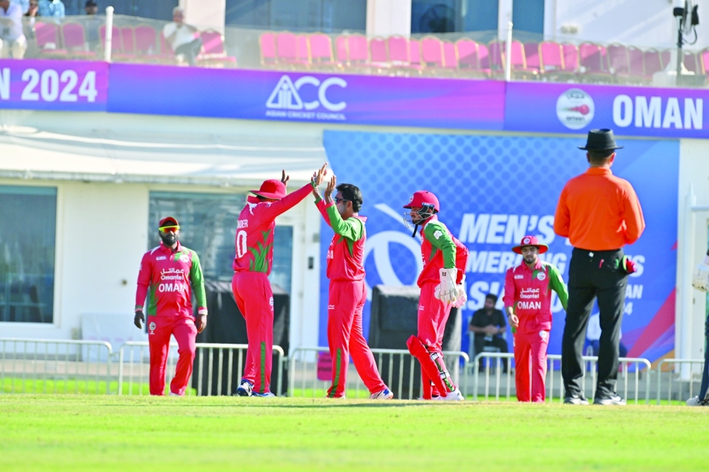 Haider guides UAE to five-wicket win over Oman