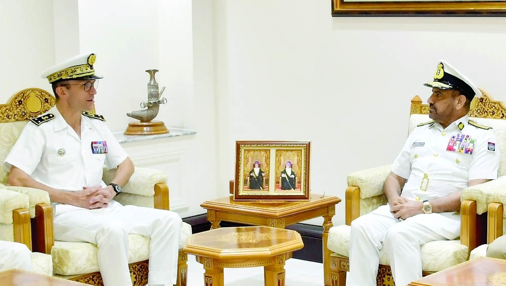 SAF Chief receives Commander of French Forces